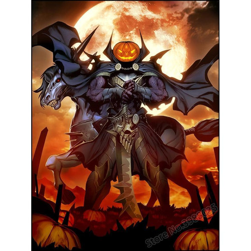 5D Diamond Painting Headless Horseman Kit