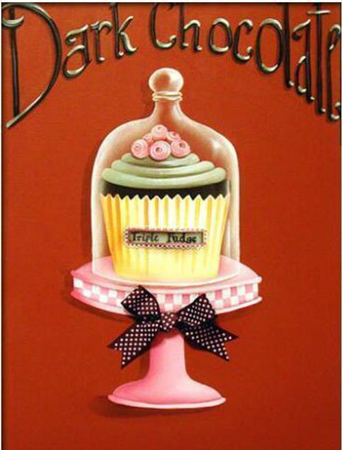 5D Diamond Painting Dark Chocolate Cupcake Kit