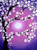 5D Diamond Painting Pink Sky Sun through the Blossoms Kit