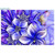 5D Diamond Painting Purple Center White Flowers & Butterfly Kit