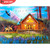 5D Diamond Painting Deer by the Log Cabin Kit