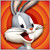 5D Diamond Painting Orange Background Bugs Bunny Kit