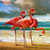 5D Diamond Painting Three Flamingos Kit