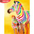 5D Diamond Painting Rainbow Zebras Kit