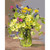 5D Diamond Painting Yellow Flower Vase Bouquet Kit