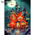 5D Diamond Painting Haunted Pumpkin House Kit