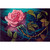 5D Diamond Painting Pink Rose and Thorns Kit