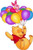 5D Diamond Painting Winnie the Pooh Balloons Kit