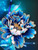 5D Diamond Painting Blue Peony Kit