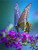 5D Diamond Painting Little Purple Flower Butterfly Kit