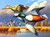 5D Diamond Painting Mallard Ducks Flying Kit
