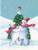 5D Diamond Painting Snowman and Polar Bear Dance Kit