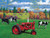 5D Diamond Painting Red Tractor in the Meadow Kit