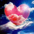 5D Diamond Painting Heart in the Clouds on a Hand Kit