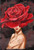 5D Diamond Painting Rose Hat Woman Kit