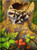 5D Diamond Painting Three Raccoon Tree Stump Kit