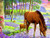 5D Diamond Painting Purple Water Horse and Foal Kit