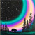 5D Diamond Painting Northern Lights Bear Silhouette Kit