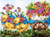 5D Diamond Painting Two Chicks Easter Wagon Kit