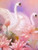 5D Diamond Painting Pink Lotus Swans Kit