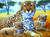 5D Diamond Painting Three Cheetahs Kit