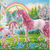 5D Diamond Painting Pink Unicorns and Rainbows Kit