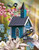 5D Diamond Painting Blue Steeple Bird House Kit