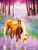 5D Diamond Painting Pink Sky Horses Kit