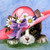 5D Diamond Painting Daisy Hat Cat Kit