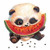 5D Diamond Painting Little Panda Watermelon Kit