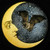 5D Diamond Painting Bat and the Moon Kit