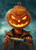 5D Diamond Painting Knife Wielding Jack-o-Lantern Kit