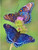 5D Diamond Painting Two Butterflies on a Flower Kit