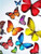 5D Diamond Painting Multi Colored Butterflies Kit