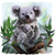 5D Diamond Painting Koalas in the Eucalyptus Trees Kit