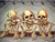 5D Diamond Painting Skeleton Hear No, Speak No, See No Evil Kit