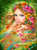 5D Diamond Painting Girl and Flowers in the Wind Kit