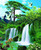 5D Diamond Painting Jungle Waterfalls Kit