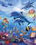 5D Diamond Painting Dolphins and Tropical Fish kit