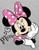 5D Diamond Painting Gray Background Minnie Kit