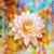 5D Diamond Painting Abstract Background Lotus Flower Kit