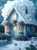 5D Diamond Painting Cloud Roof Cottage Kit