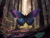 5D Diamond Painting Large Blue and Purple Butterfly in the Forest Kit