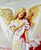 5D Diamond Painting Yellow and White Wing Angel Kit
