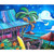 5D Diamond Painting Abstract Tropical Beach House Kit