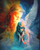 5D Diamond Painting Girl and Guardian Angel Abstract Kit