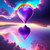 5D Diamond Painting Purple Heart Clouds Kit