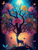 5D Diamond Painting Fantasy Deer Tree Kit