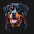 5D Diamond Painting Happy Rottweiler Kit