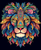 5D Diamond Painting Colorful Lion Head Kit